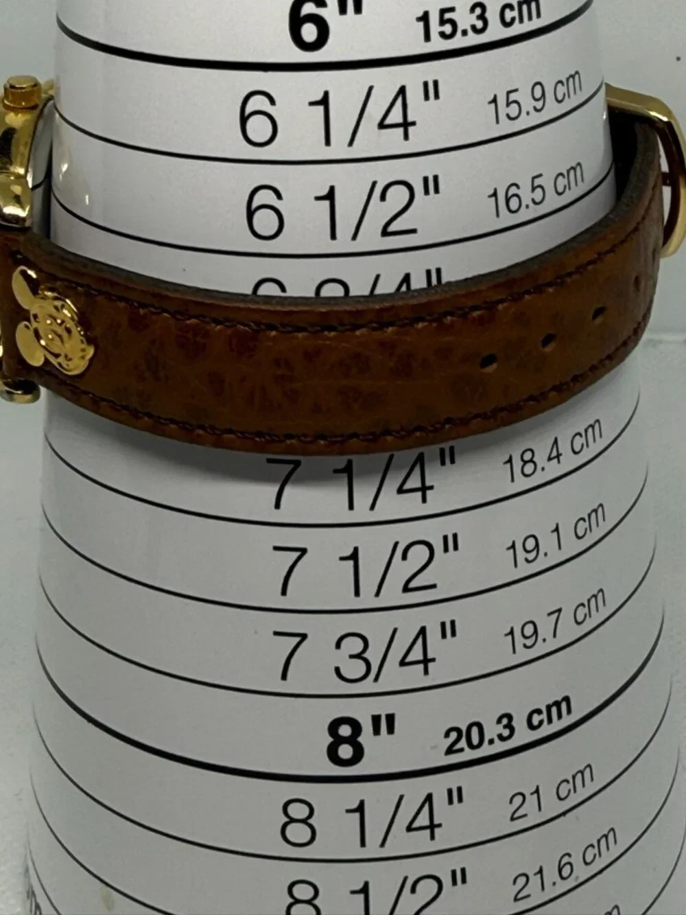 Black Hills 12k Gold Leaf accents Women's Quartz Gold-Tone Brown Leather Watch - Picture 2 of 10